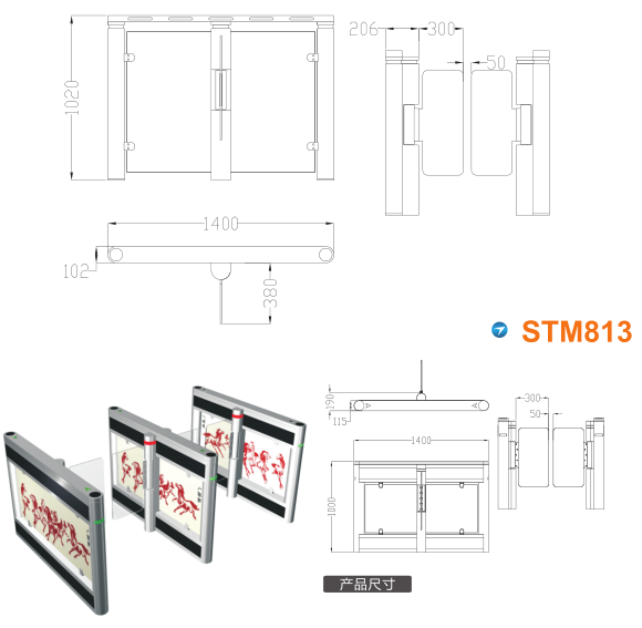 大连花园口经济区速通门STM813